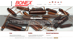 Desktop Screenshot of bonex.com.pl