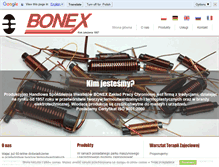 Tablet Screenshot of bonex.com.pl